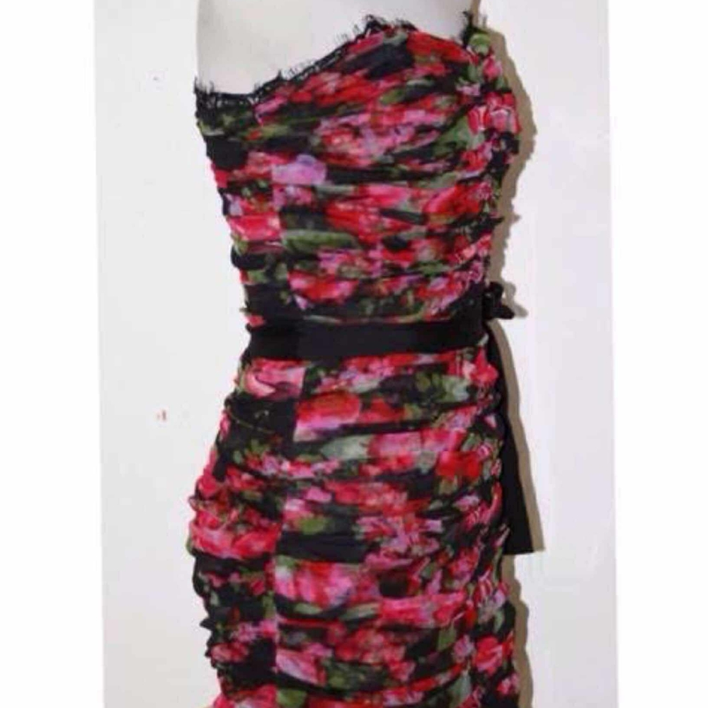 Floral Strapless Dress